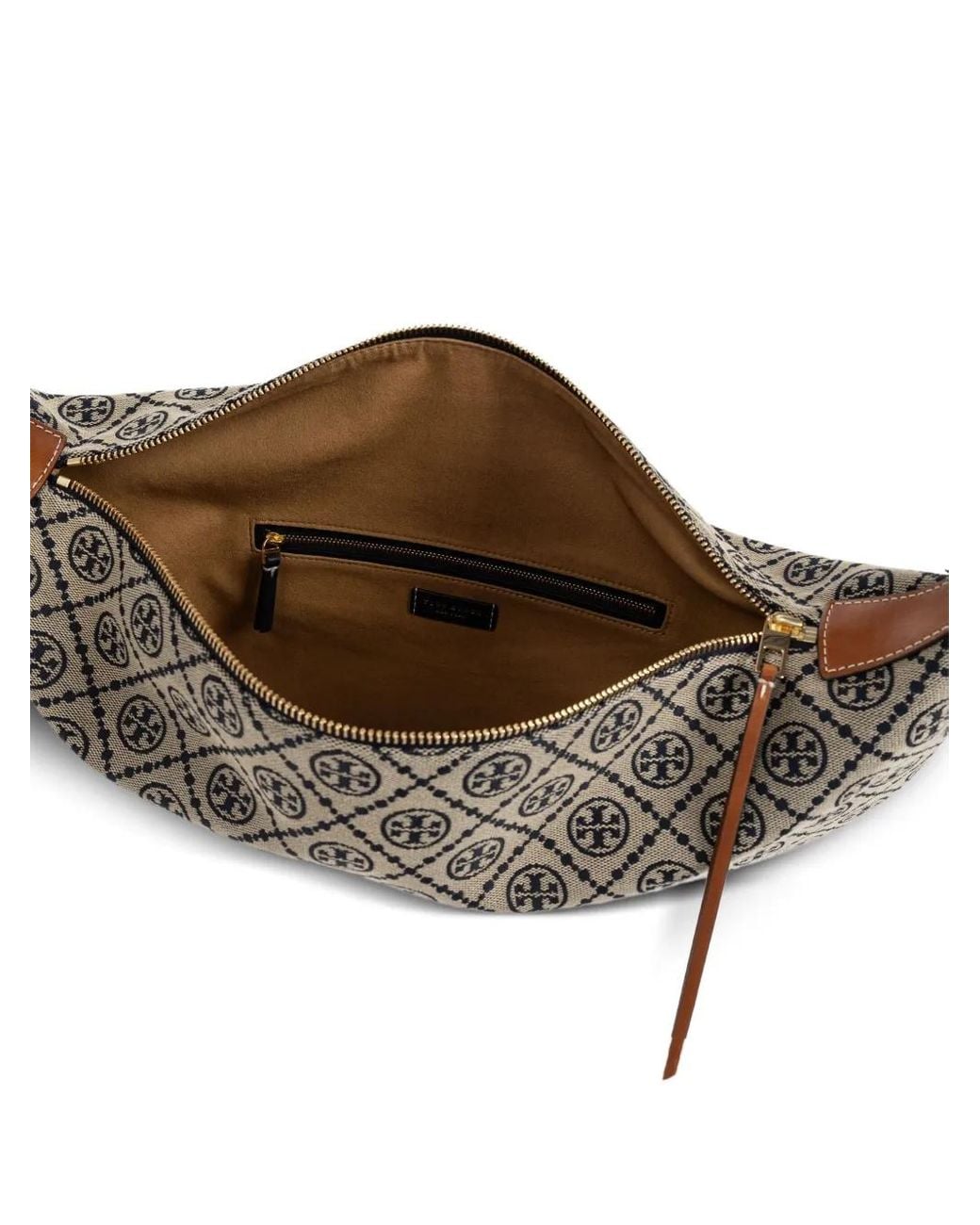 Borsa Tote Con Monogramma T Balloon di Tory Burch in Gray