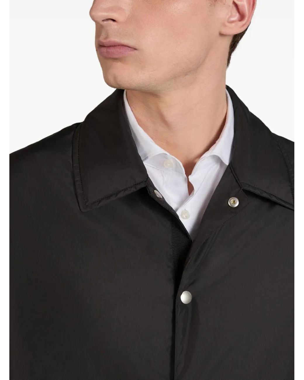 Slowear Gewatteerd Shirtjack in het Black voor heren