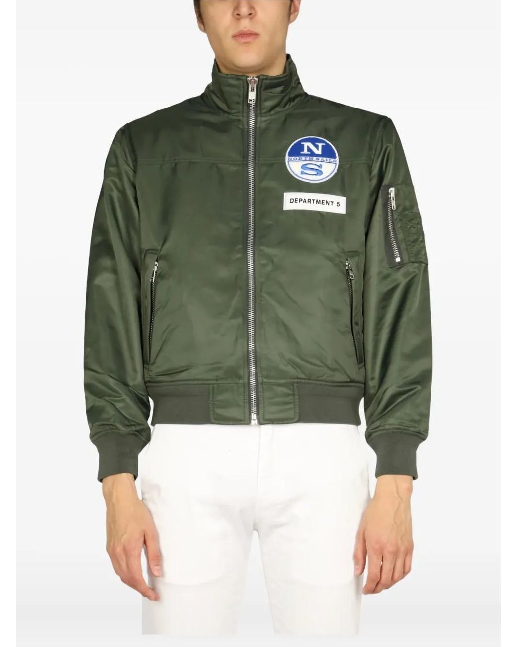 Department 5 Jacke Mit Logo-Patch in Green für Herren