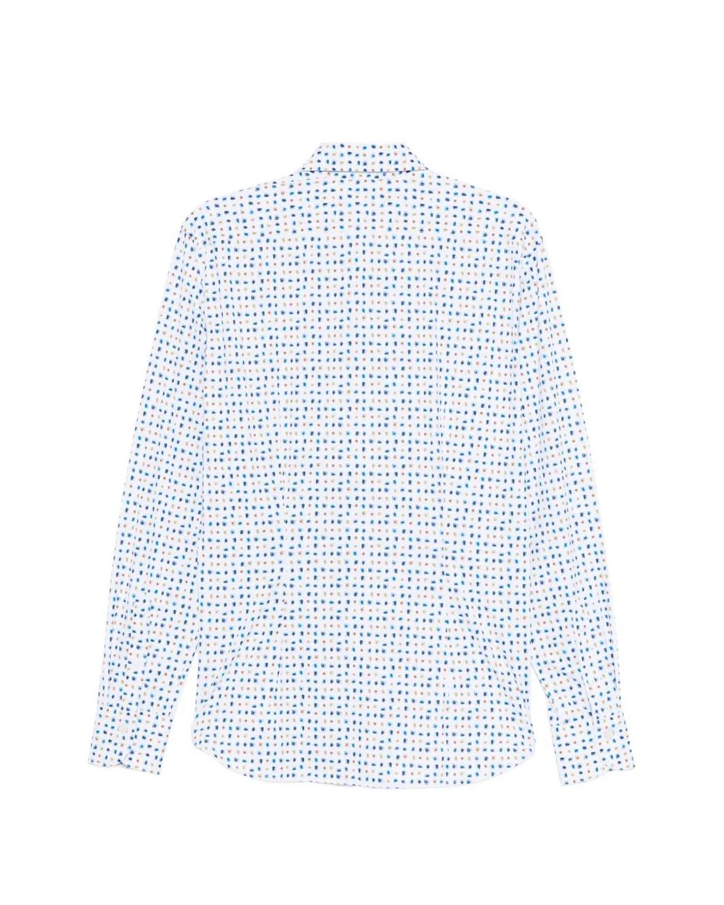Orian White Blouse À Imprimé Peau De Serpent for men