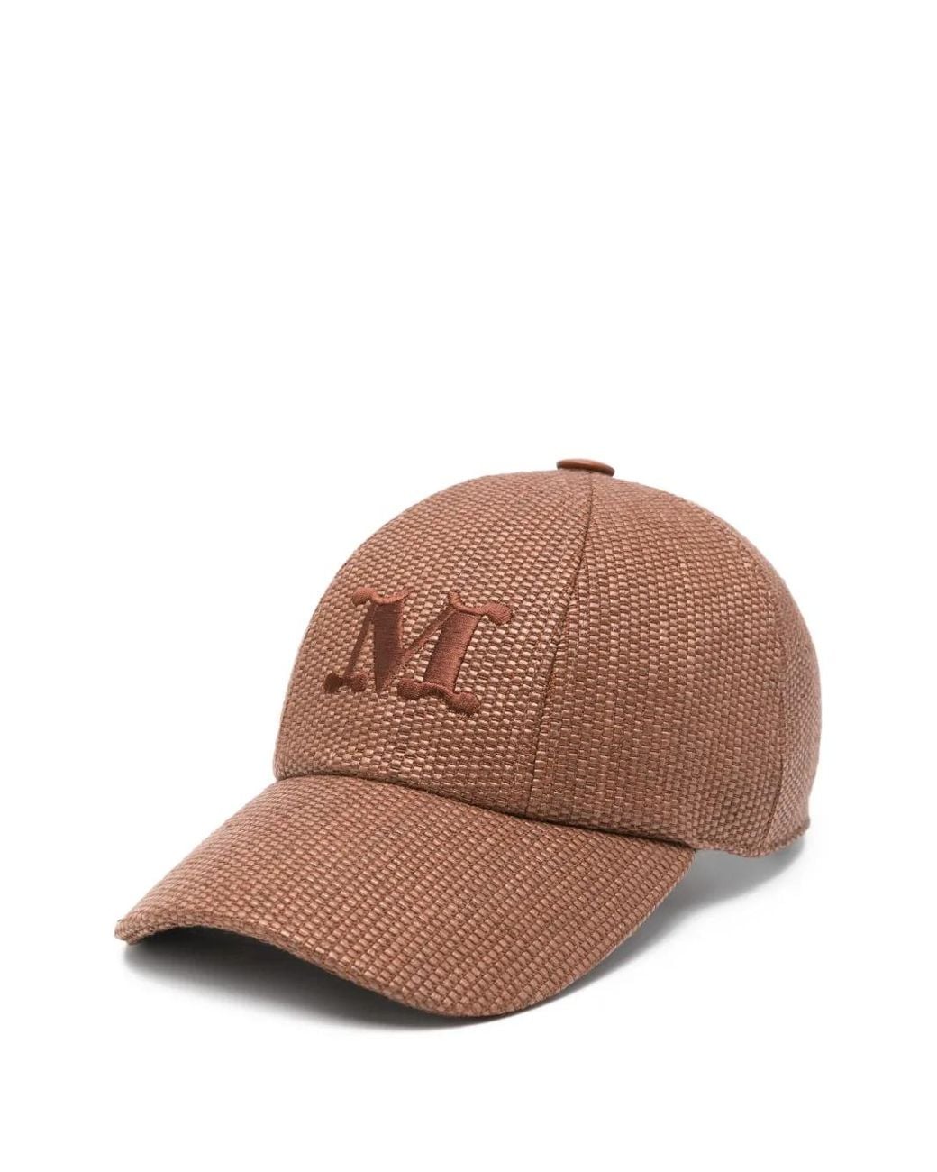 Max Mara Brown Mxacircense 'M' Logo Hat