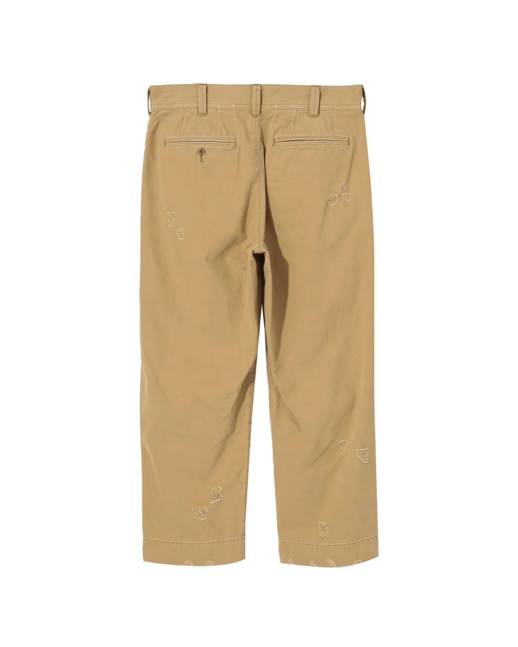Undercover Natural Patchwork Distressed Trousers for men