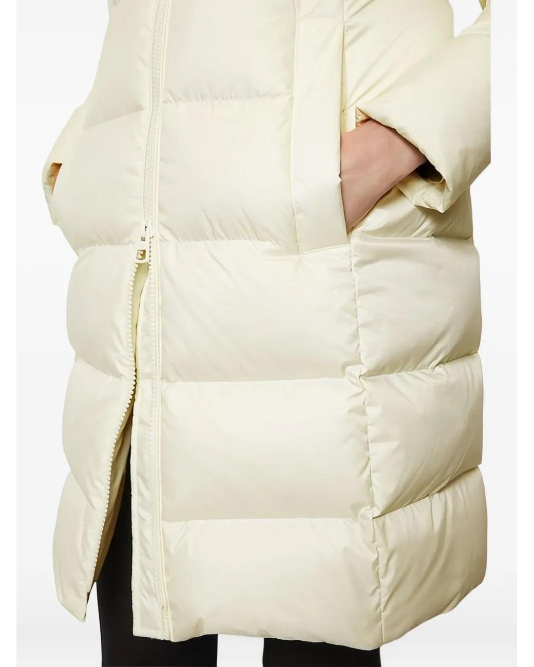Marc O' Polo White Padded Hooded Coat