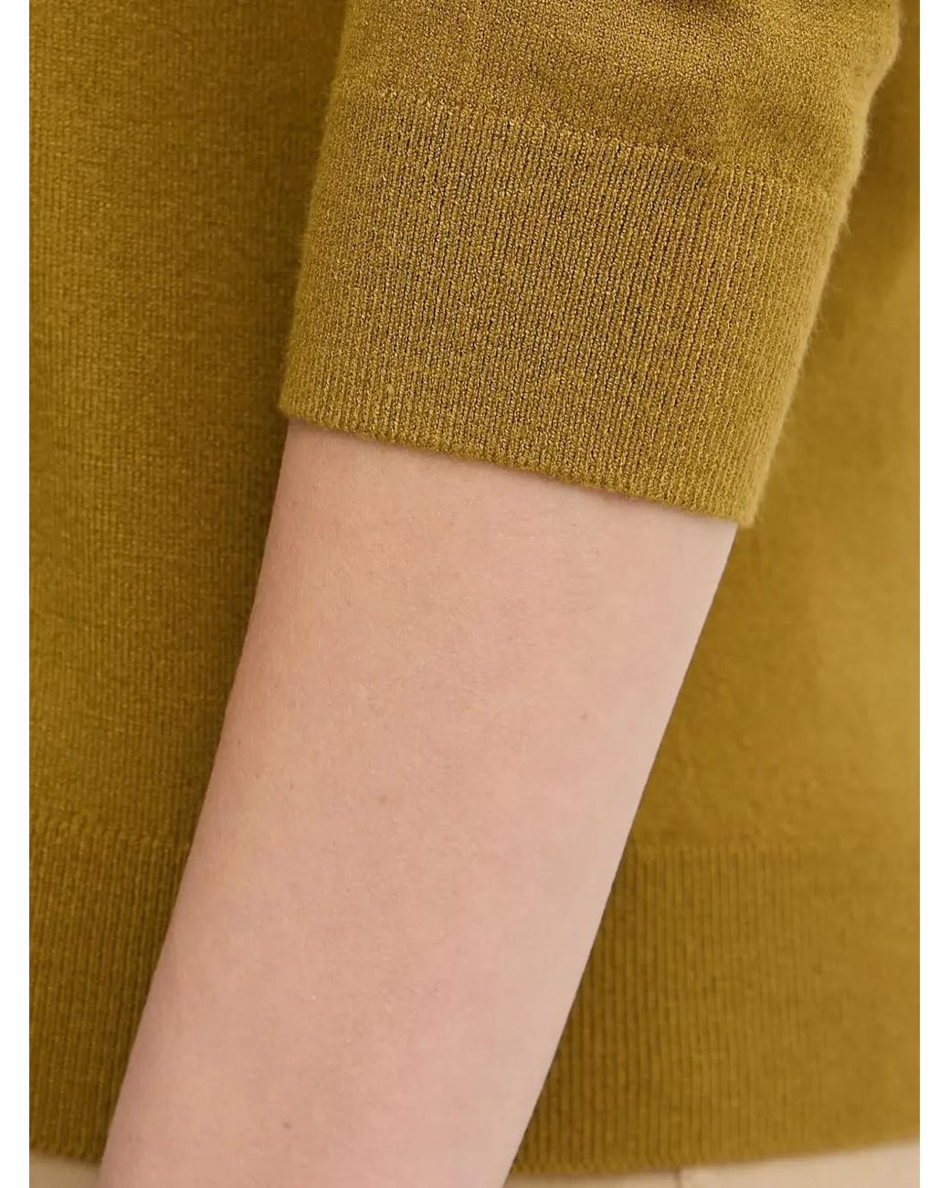 Sisley Yellow Long-Sleeve Sweater