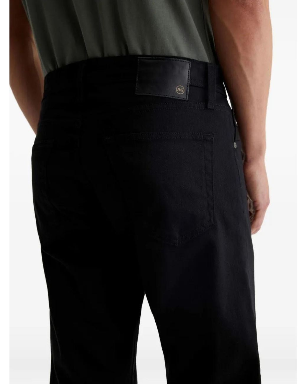 AG Jeans Black Classic Straight Jeans for men
