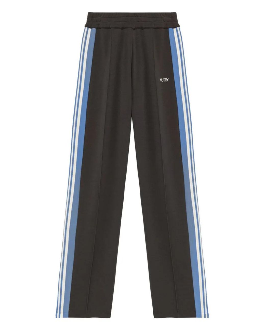 Autry Gray Striped Track Pants for men