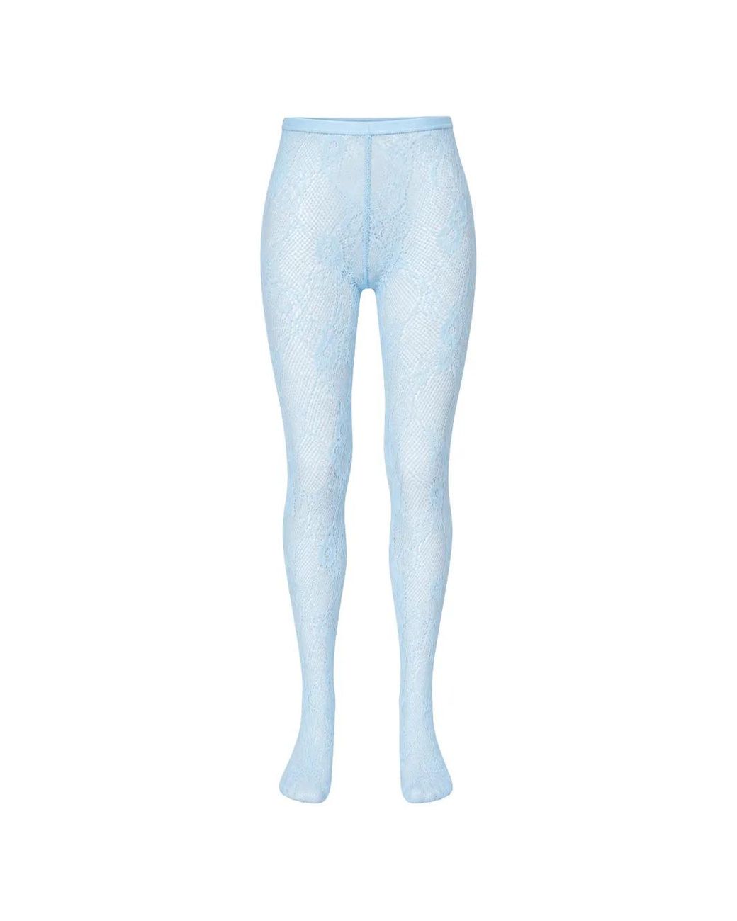 Swedish Stockings Blue Rosa Lace Tights