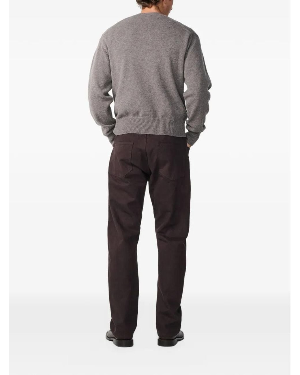 Studio Nicholson Gray Nottingham Wool Sweater