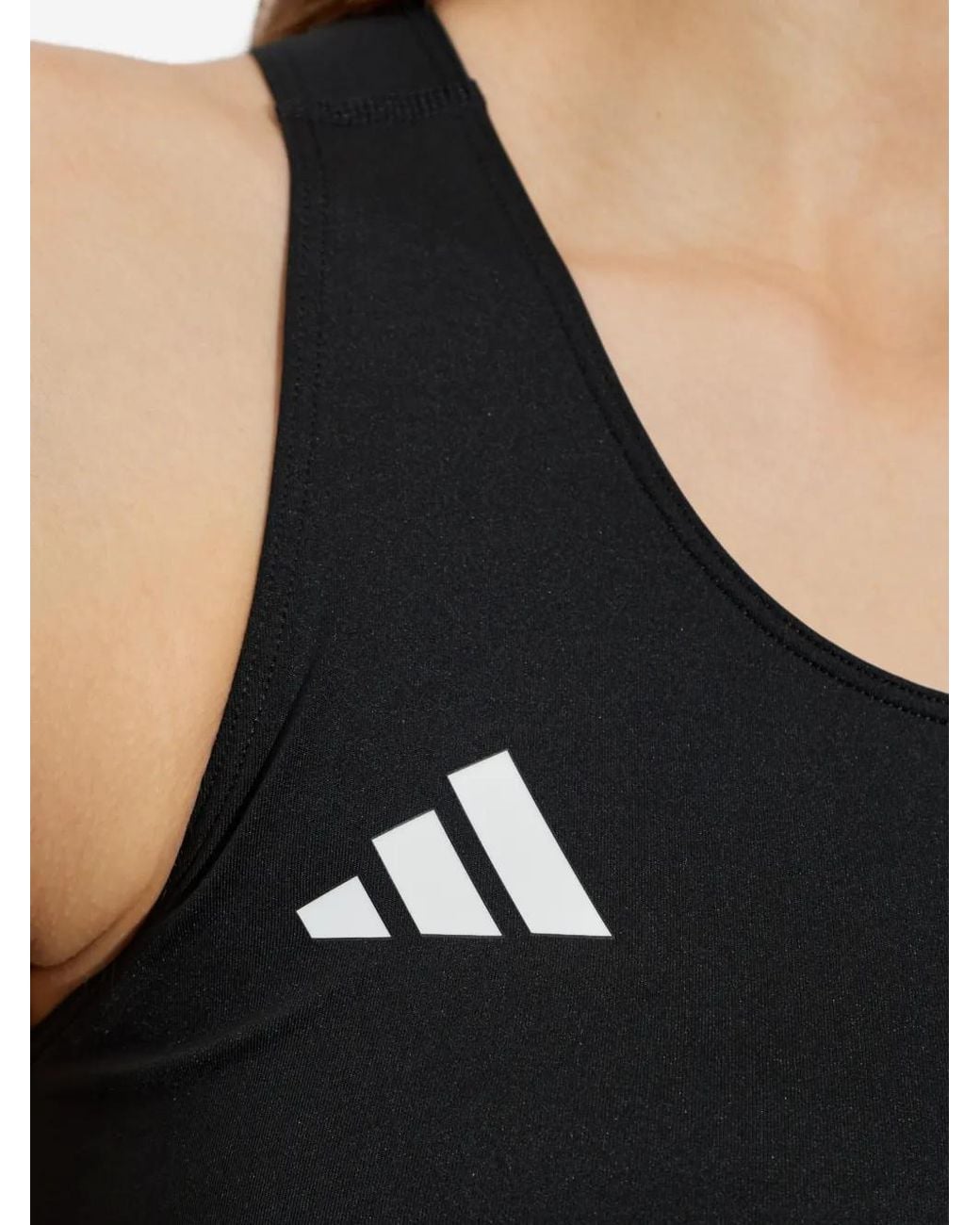 Adidas Black Adizero Essentials Crop Top