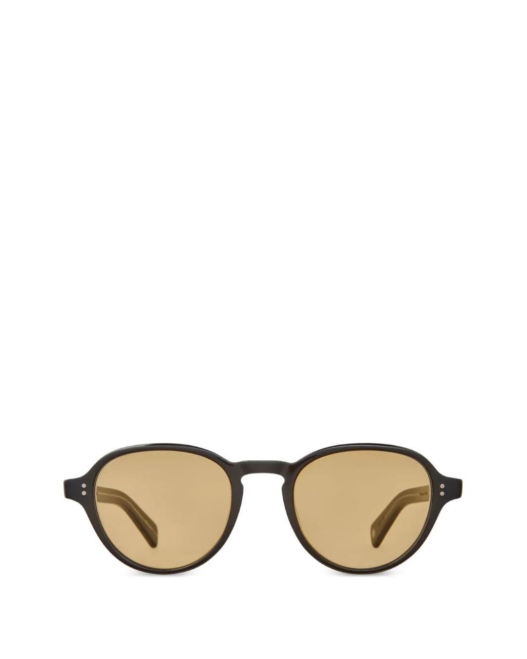 Garrett Leight Metallic Casillas Round-Frame Sunglasses