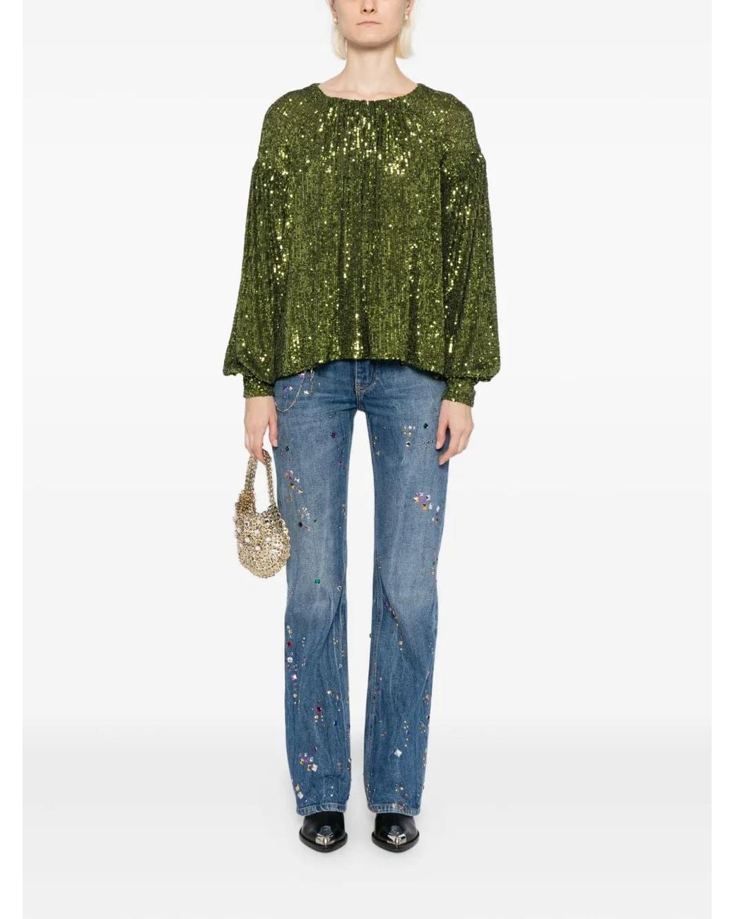 Rabanne Green Haut Top
