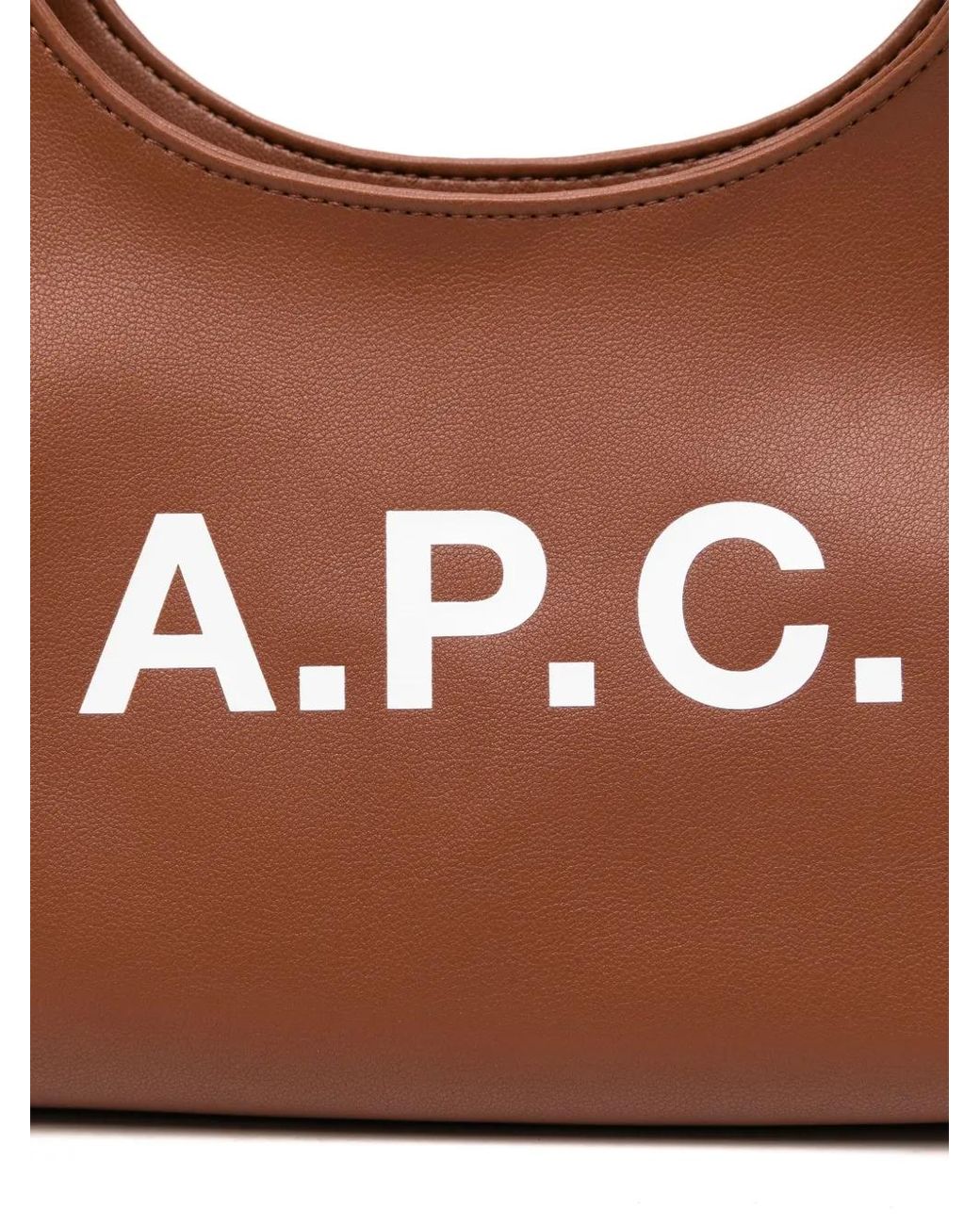 A.P.C. Brown Small Ninon Shoulder Bag