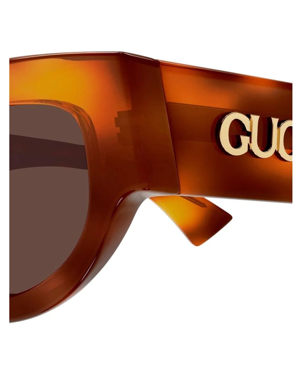 Gucci Brown Cat-Eye Sunglasses