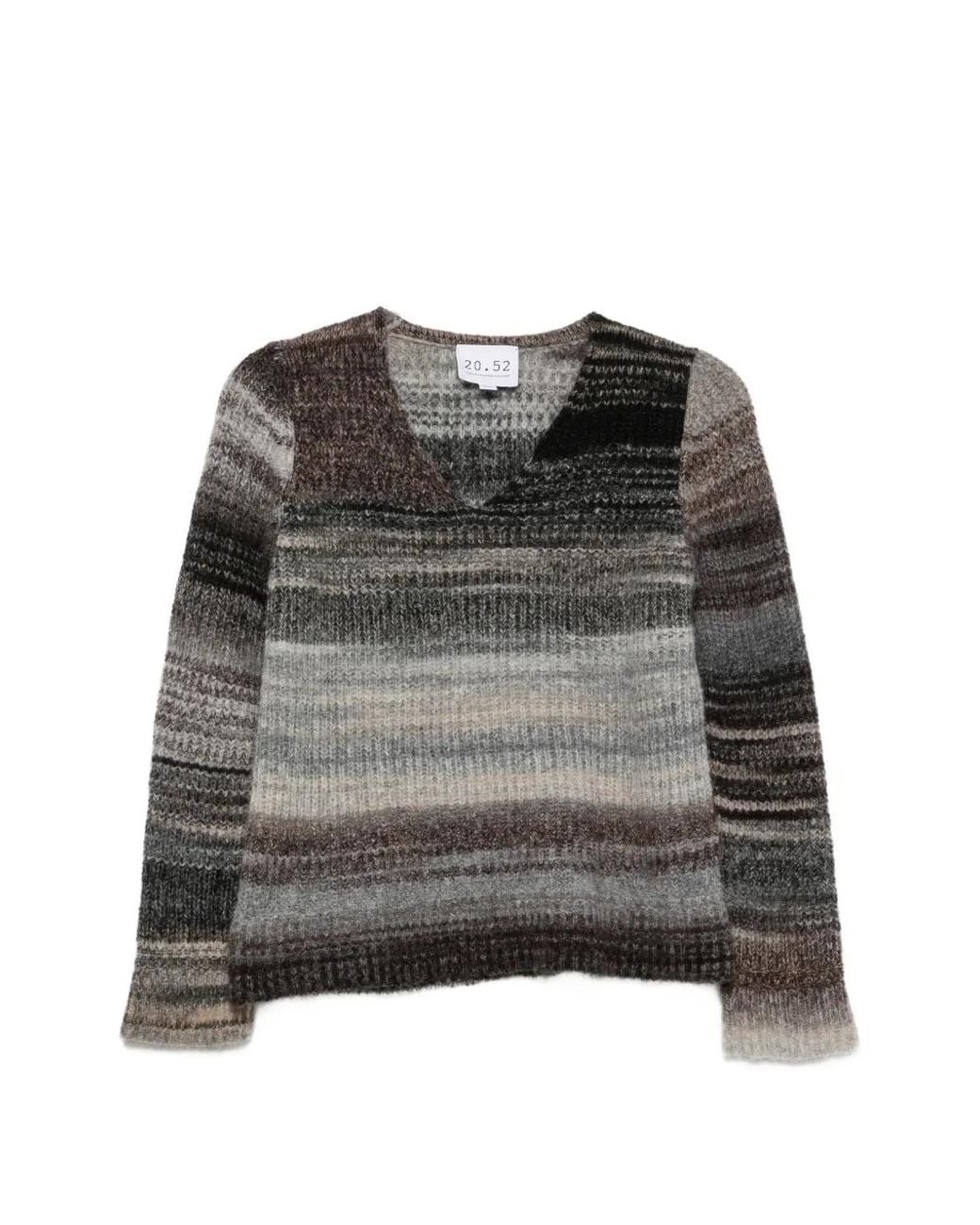 Neera Gray V-Neck Sweater