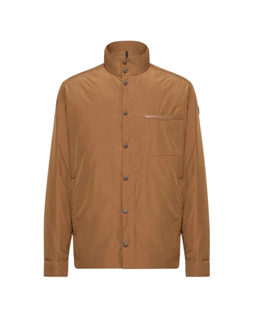 Moncler Brown Yndale Short Down Jacket for men