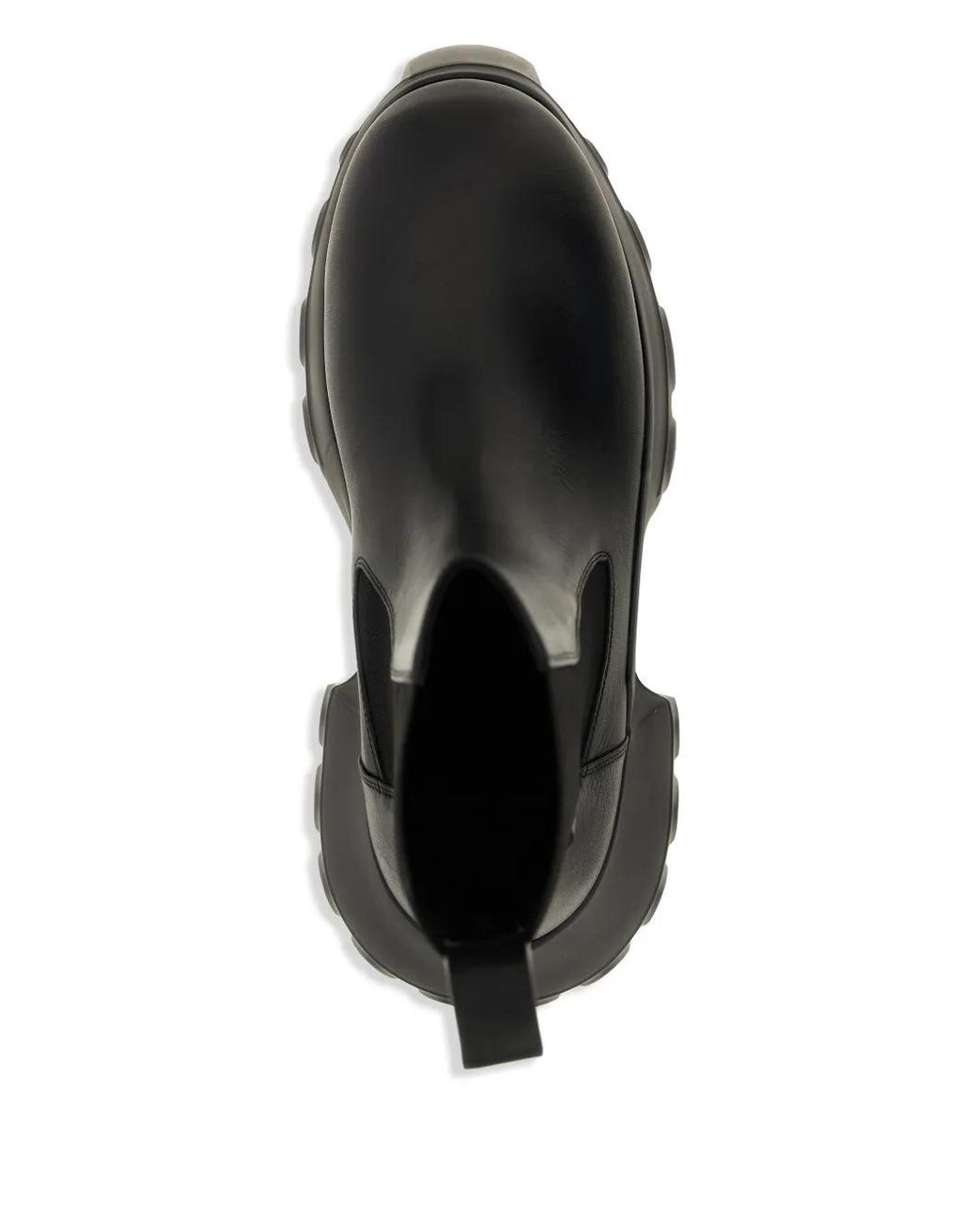 Rick Owens Black 'Beatle Mega Tractor' Ankle Boots