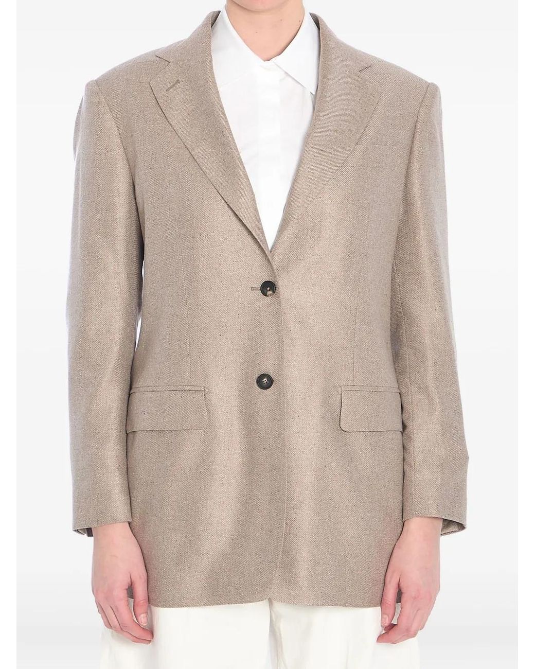 Tagliatore Natural Single-Breasted Jacket
