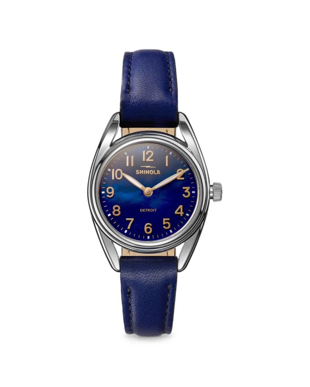 Shinola Blue Derby 30.5Mm Watch