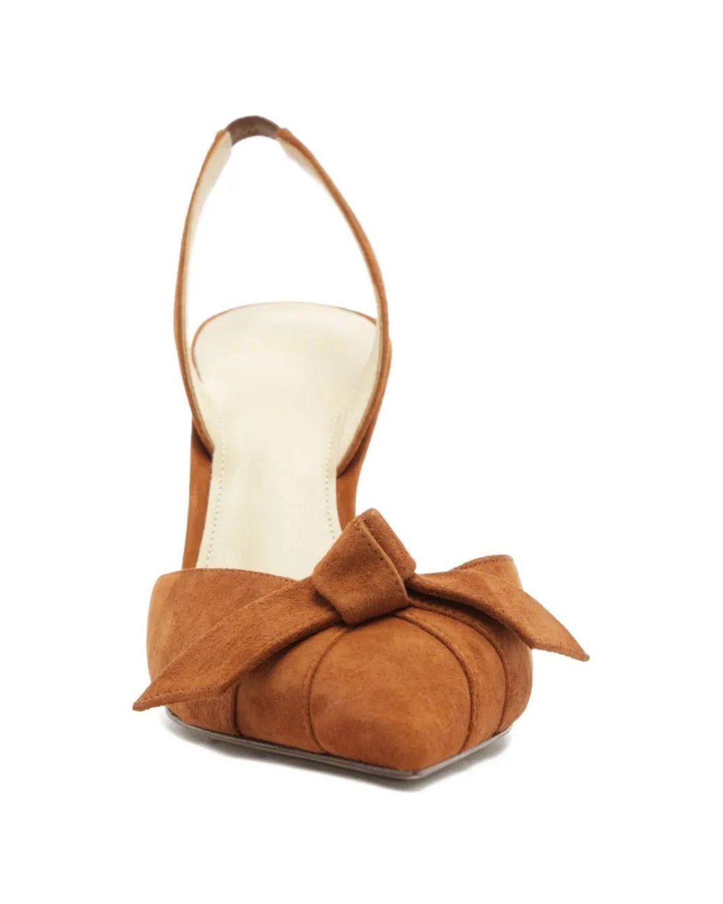 Alexandre Birman Brown Clarita Slingback Pumps