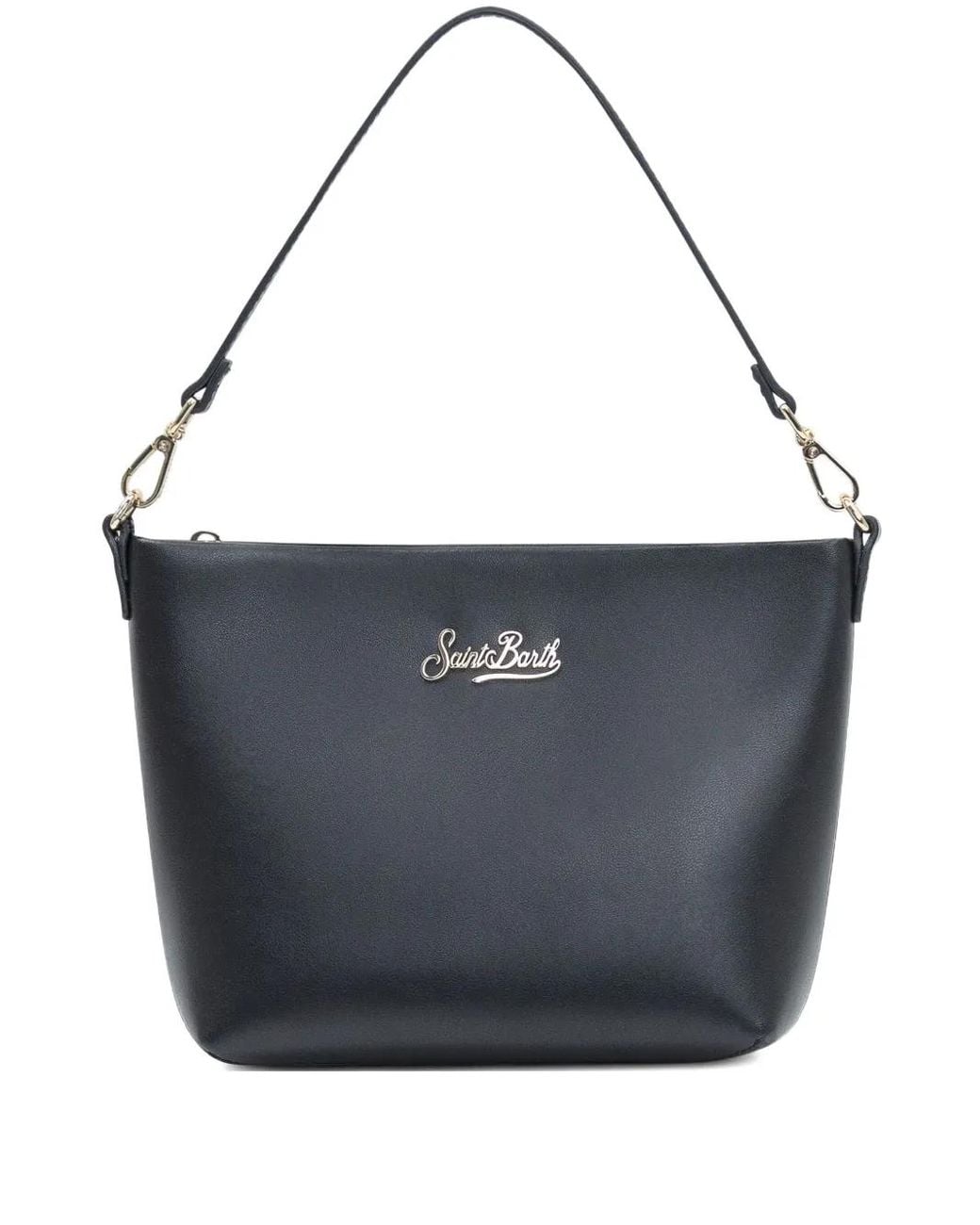 Mc2 Saint Barth Blue Aline Top-Zip Shoulder Bag