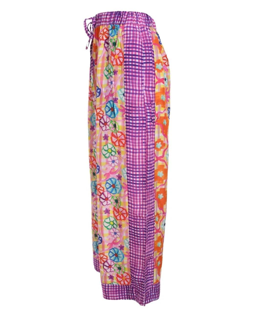 Celiab White Yatri Trousers