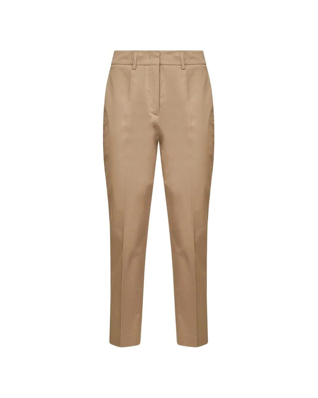 Blanca Vita Natural Pressed Tapered Trousers