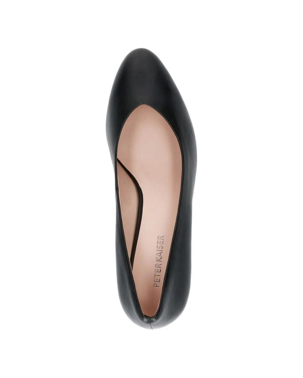 Peter Kaiser Black Round-Toe Pumps