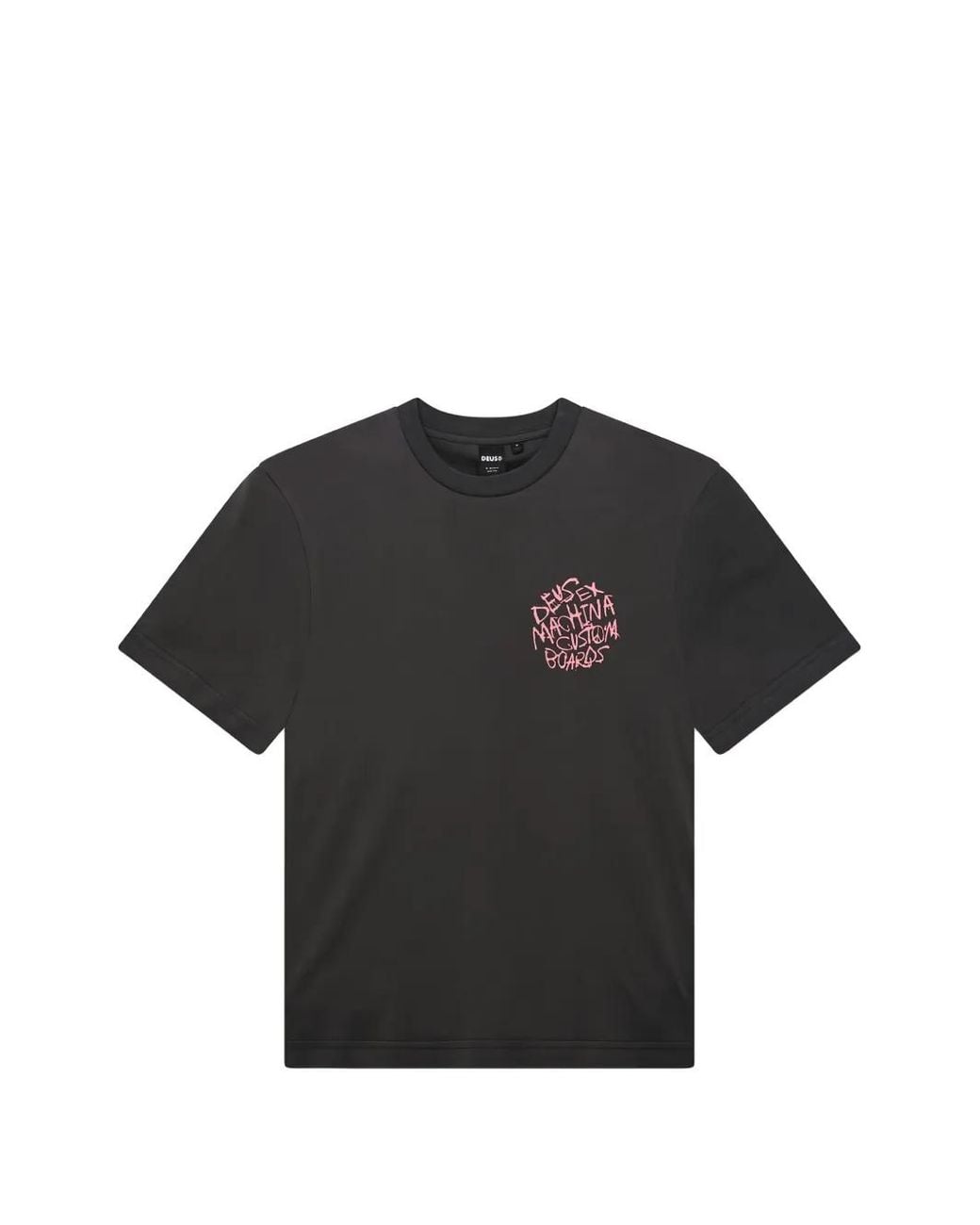 Deus Ex Machina Black Scrambler T-Shirt for men