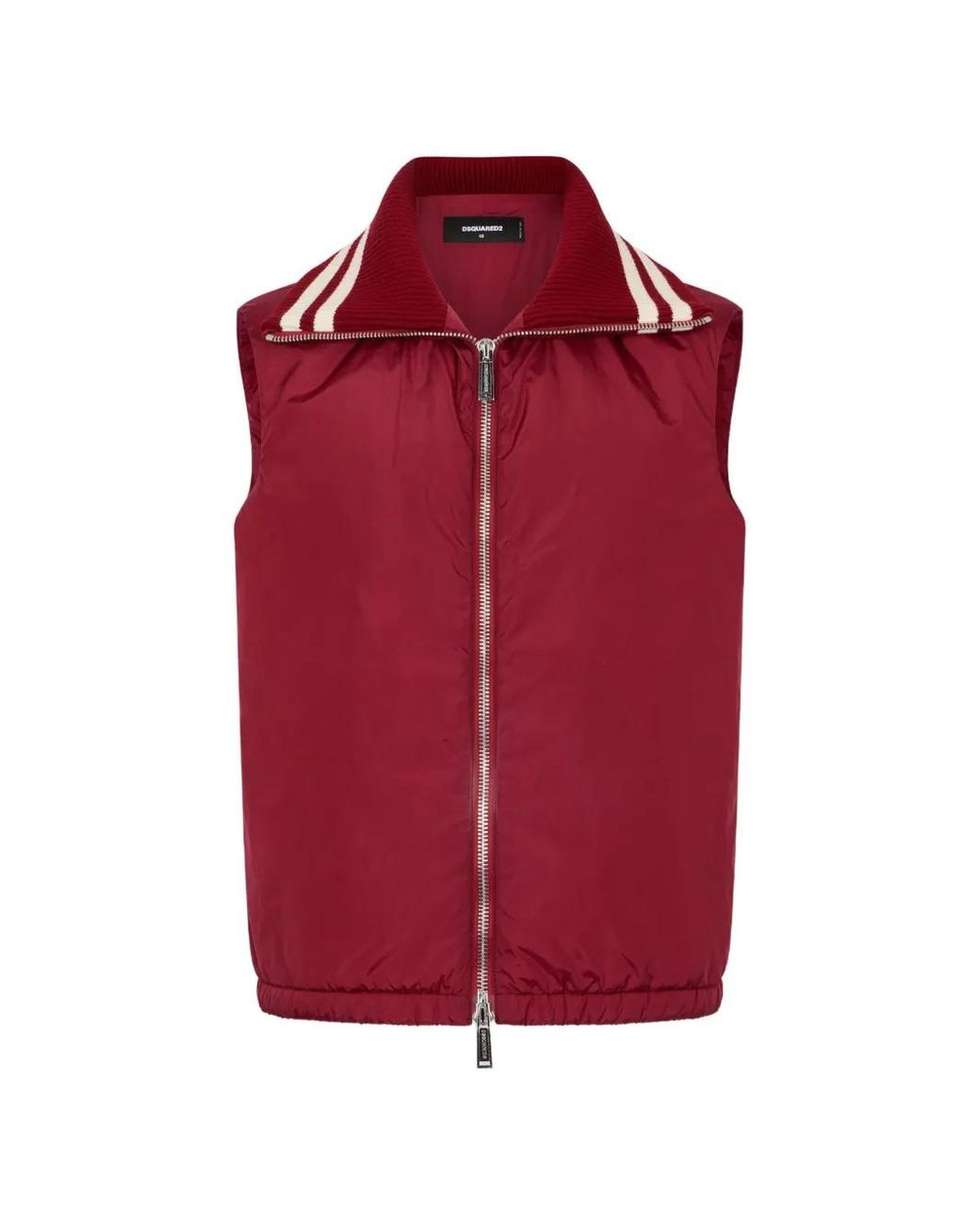 DSquared² Red Chevron-Knit Sweater for men