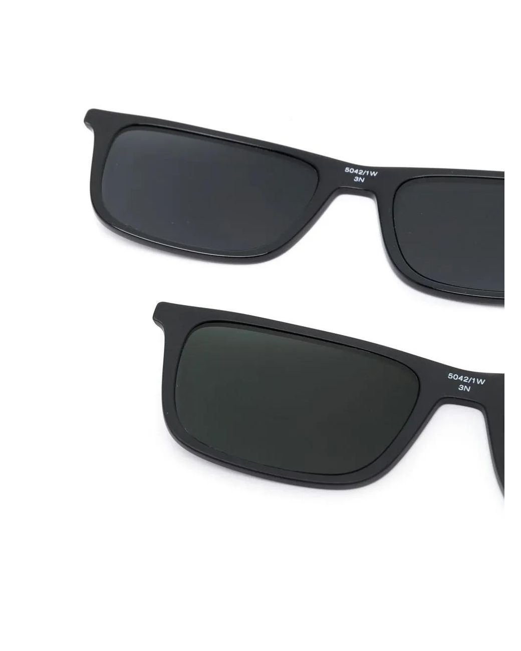 Emporio Armani Brown Rectangle-Frame Glasses for men