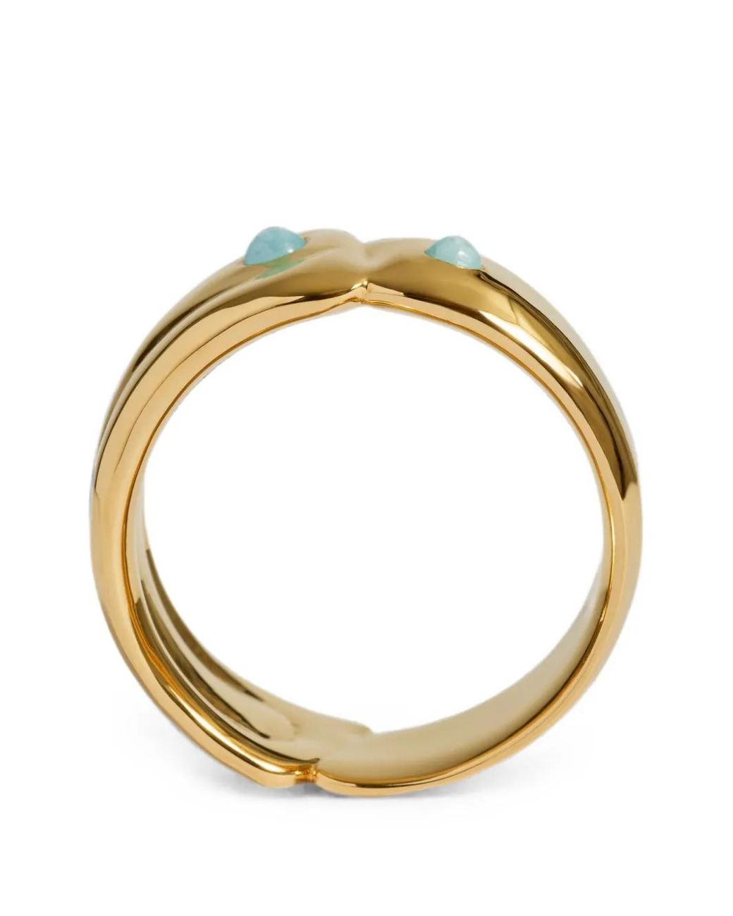 Monica Vinader Metallic Hammered Ring