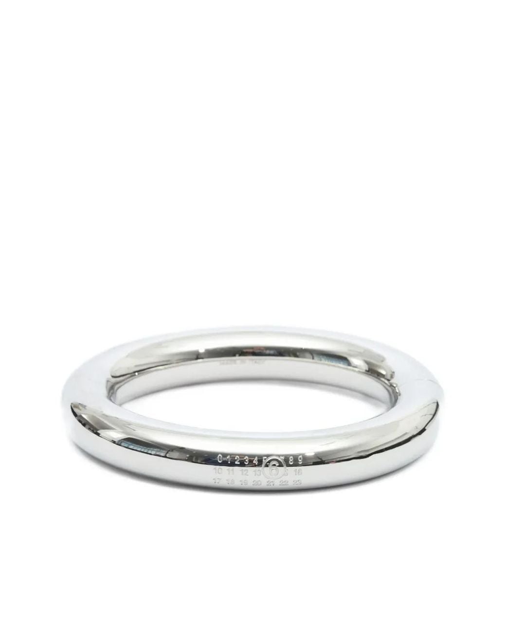 MM6 by Maison Margiela White Polished Bangle