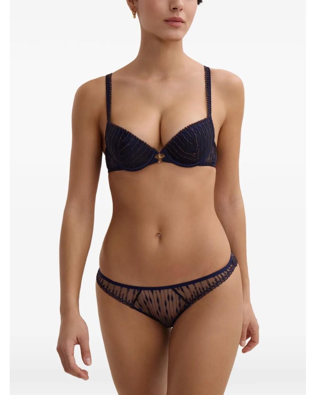 Aubade Blue Voodoo Kiss Push-Up Bra