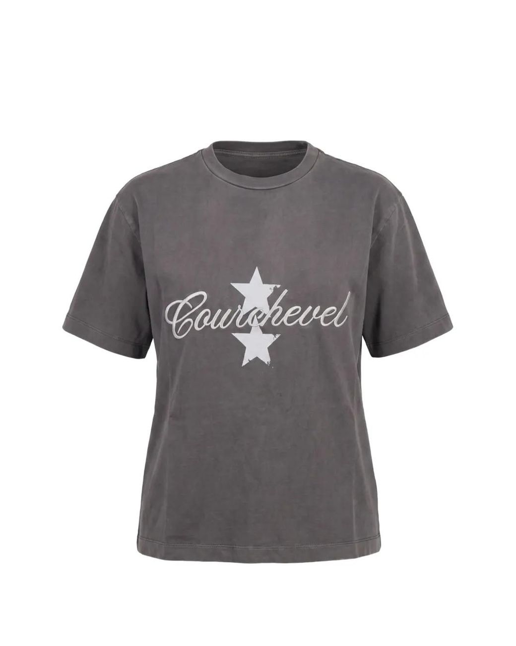 ICON DENIM Gray Courchevel Graphic-Print T-Shirt
