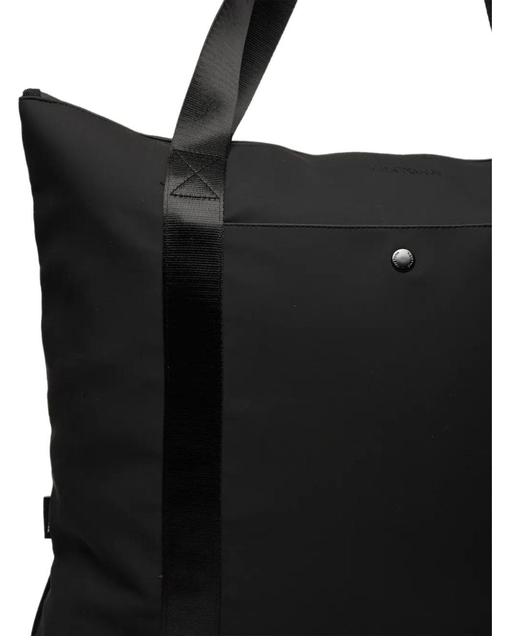 Tretorn Black Big Wings Logo-Print Shoulder Bag