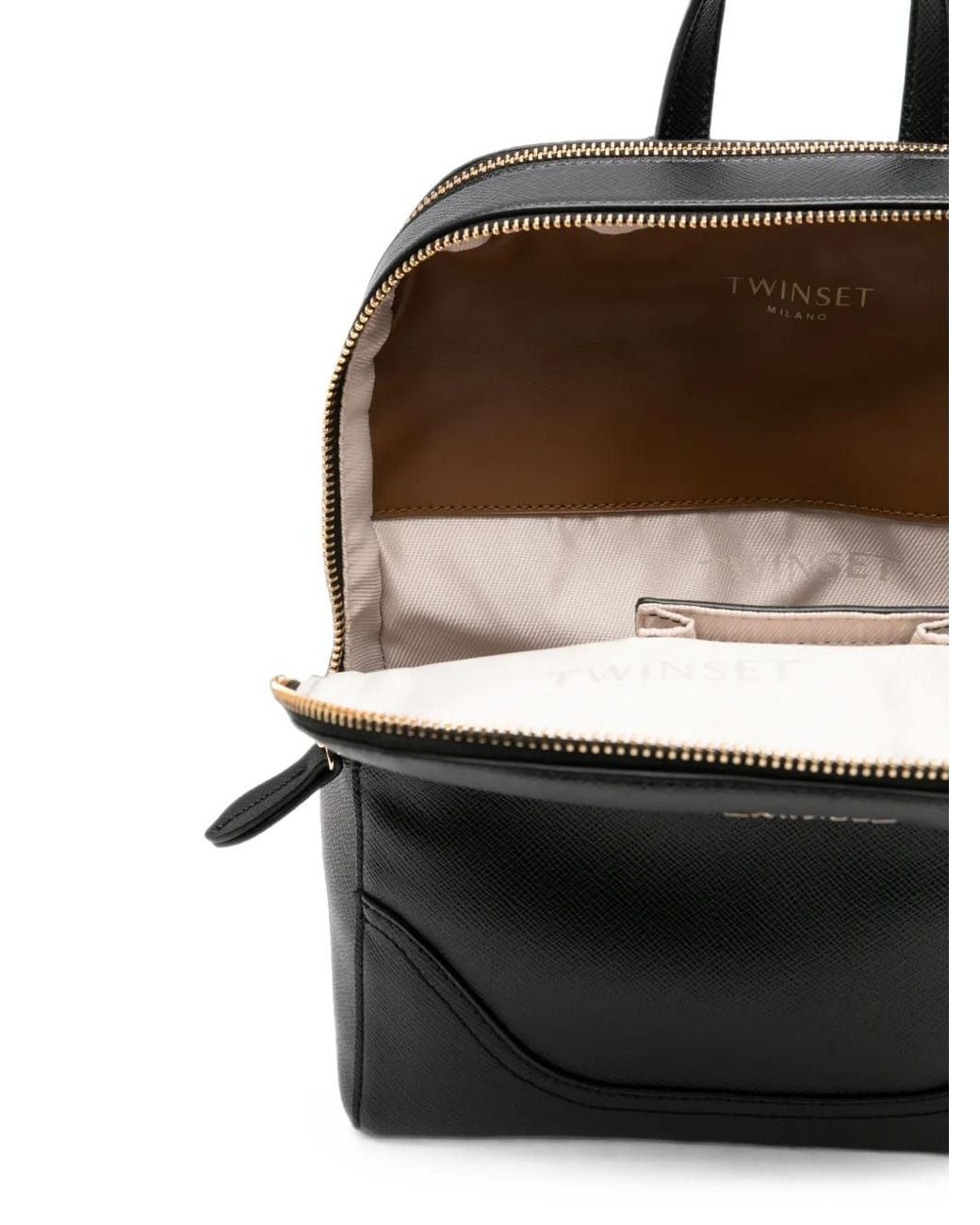 Twinset Black Sac À Dos À Logo