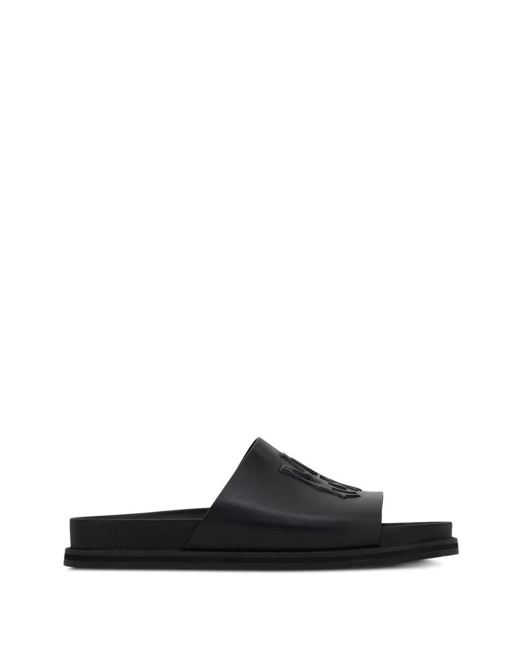 Amiri Black Ma Leather Sandals for men