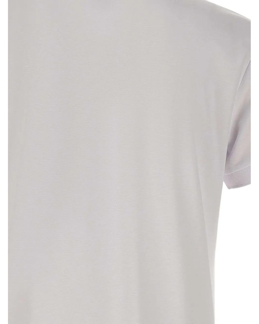EA7 Poloshirt Met Logodetail En Rits in het White voor heren