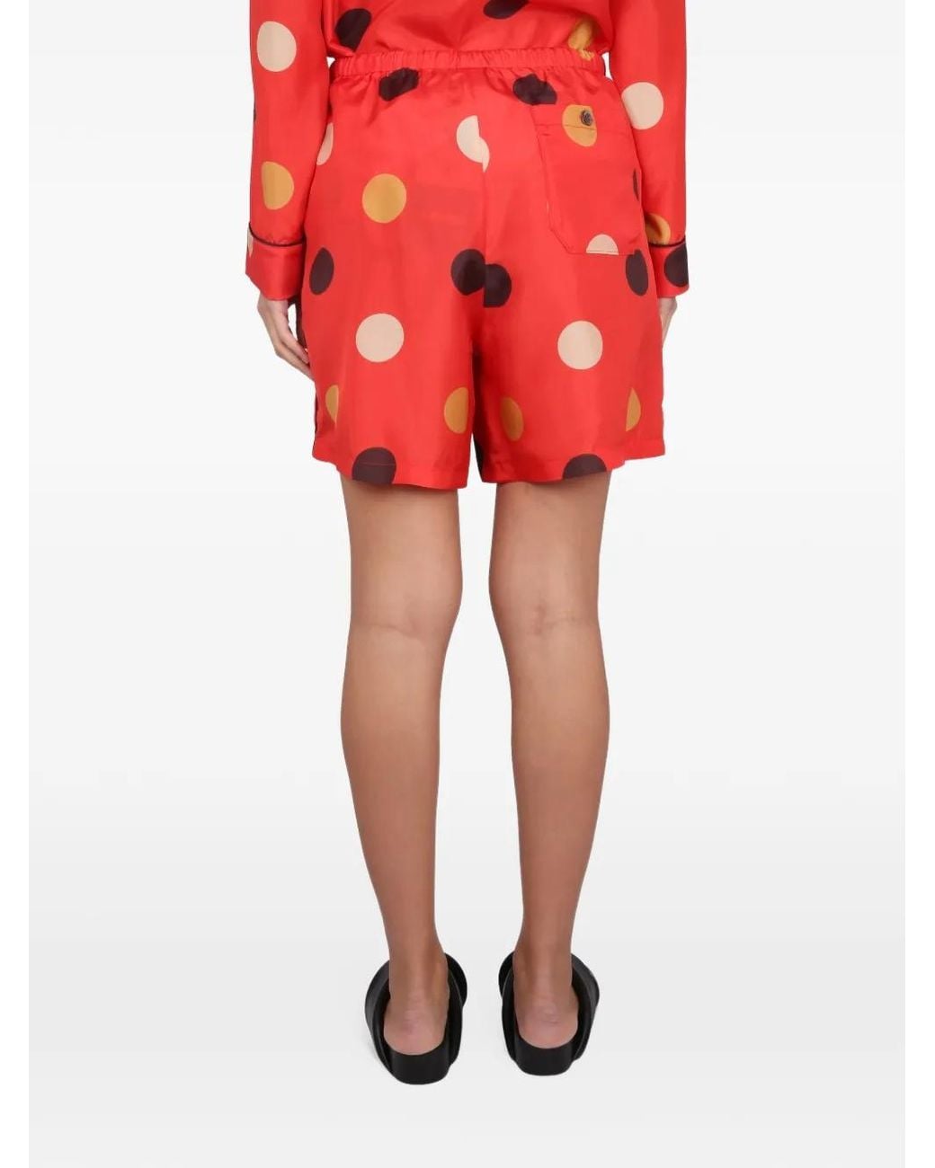 Aspesi Red Dot Mini Shorts