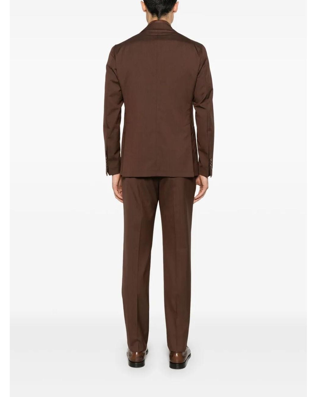 Tagliatore Brown Dakar Suit for men
