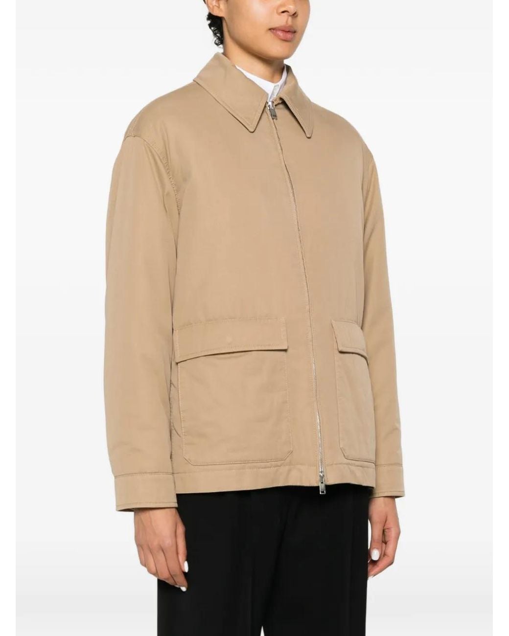 The Row Natural Aurelius Zip Jacket