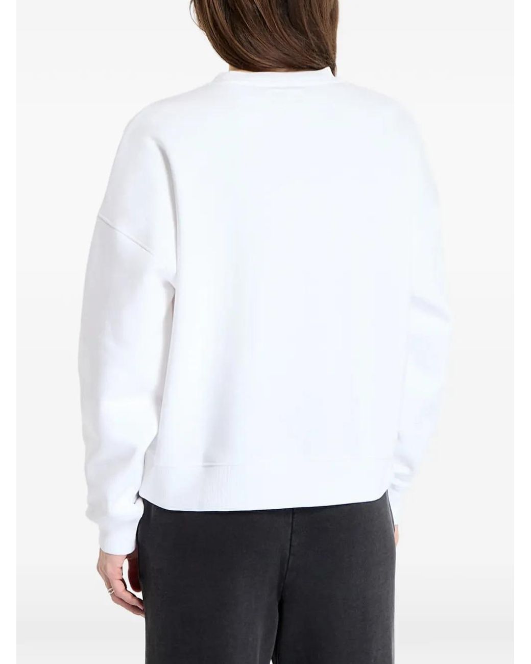 Pull À Logo Imprimé Guess en coloris White
