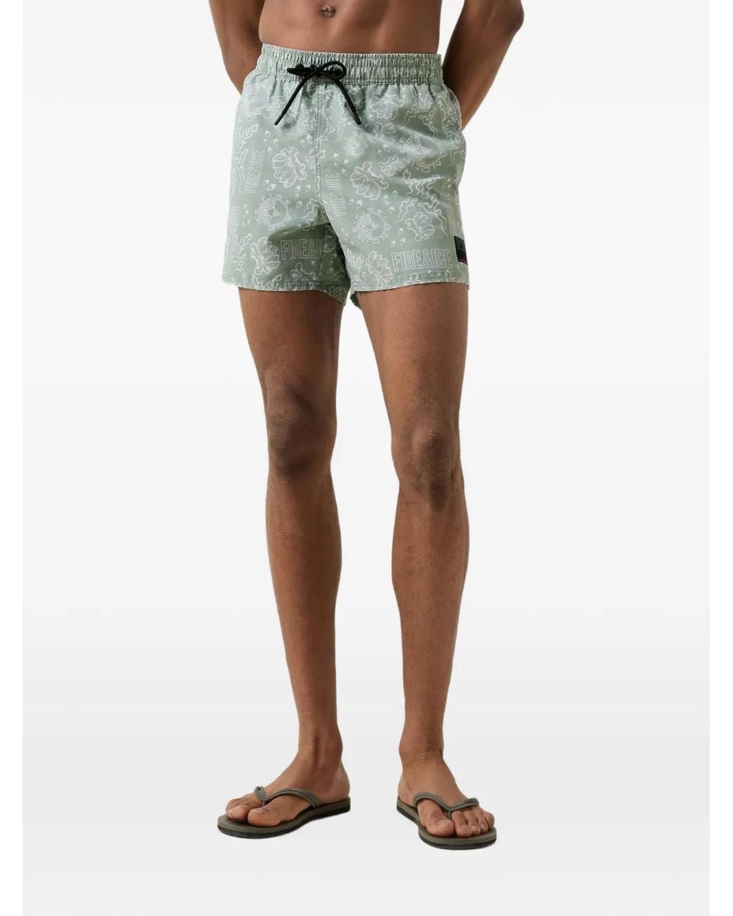 Bogner Fire + Ice Blue Nelson Swim Shorts for men