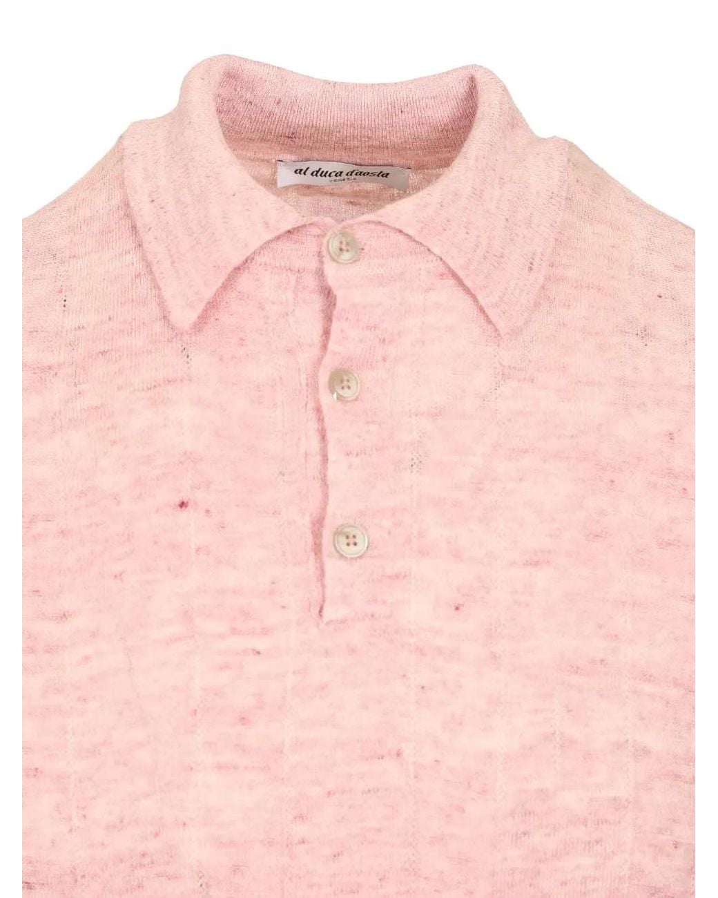 Al Duca D'aosta Pink Polo À Manches Courtes for men