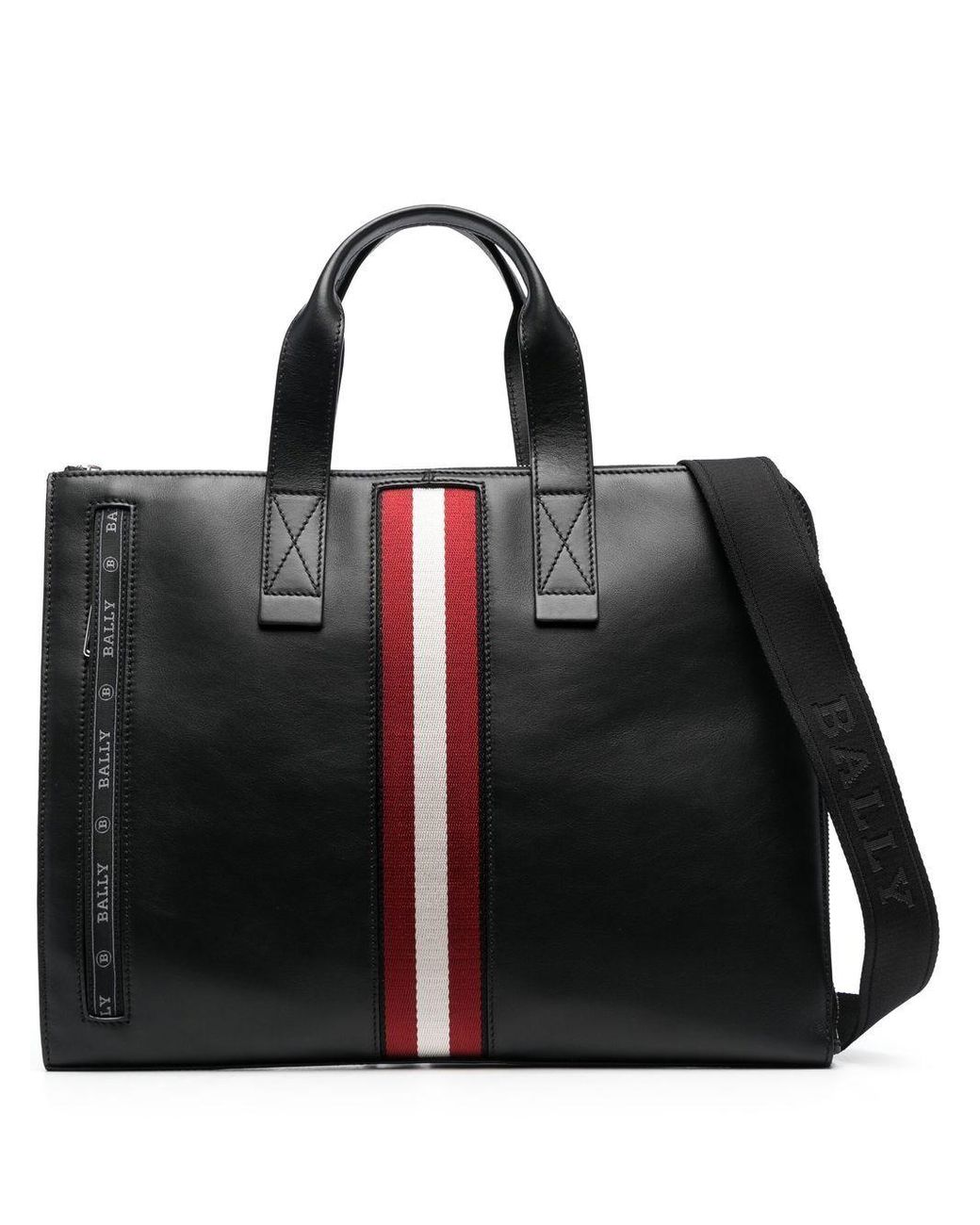 Bally Henri Leather Tote Bag in Black for Men Lyst
