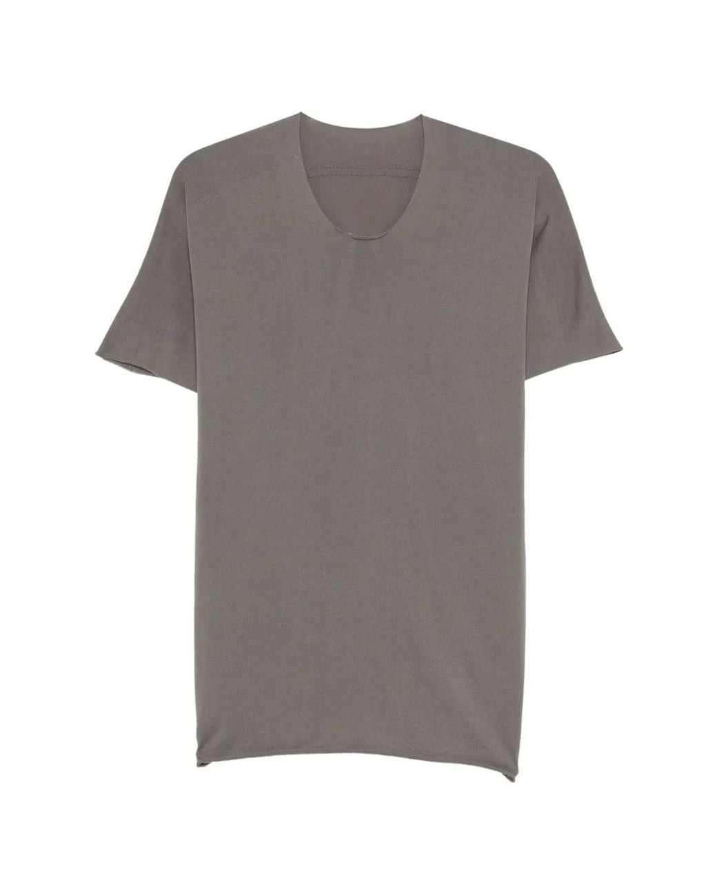 Label Under Construction Gray Parabolic Crew-Neck T-Shirt for men