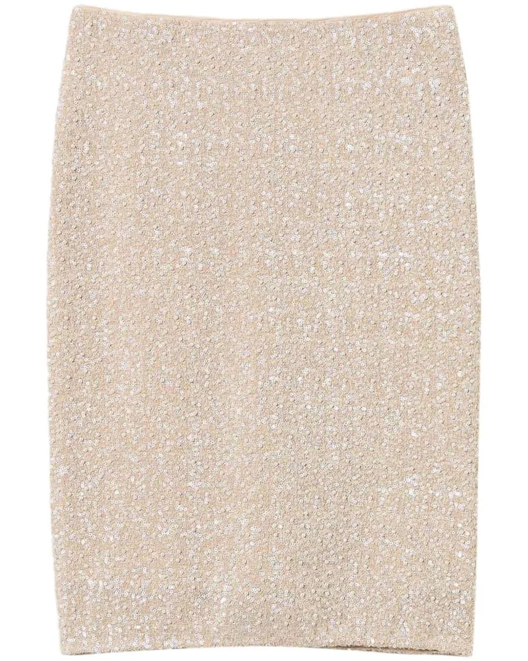 Jupe À Sequins Twinset en coloris Natural