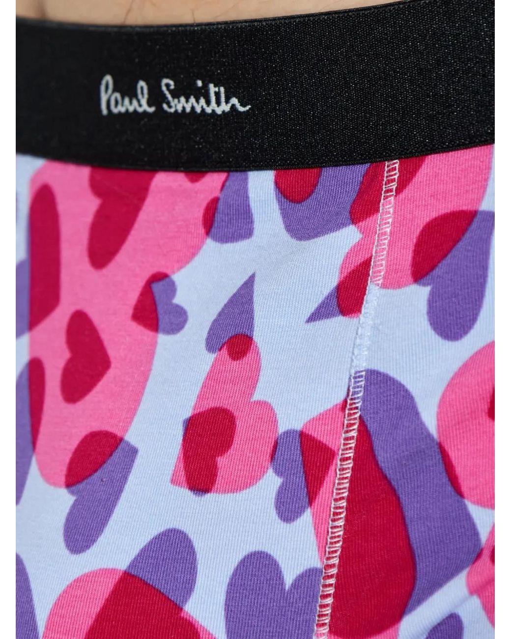 Paul Smith Red Heart-Print Boxers for men