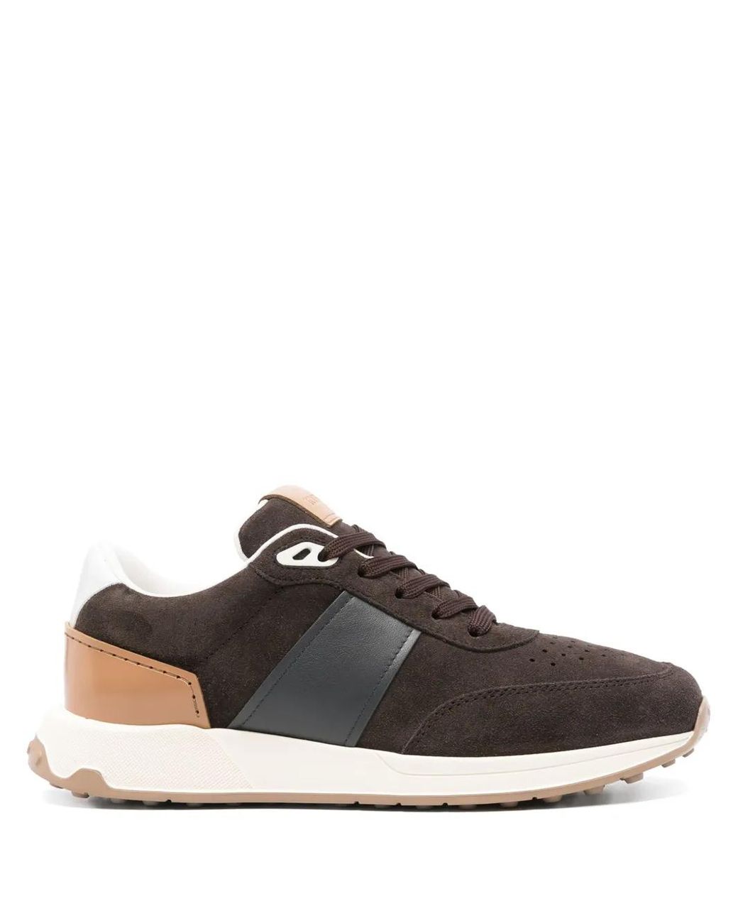 Tod's Brown Leather Sneakers for men