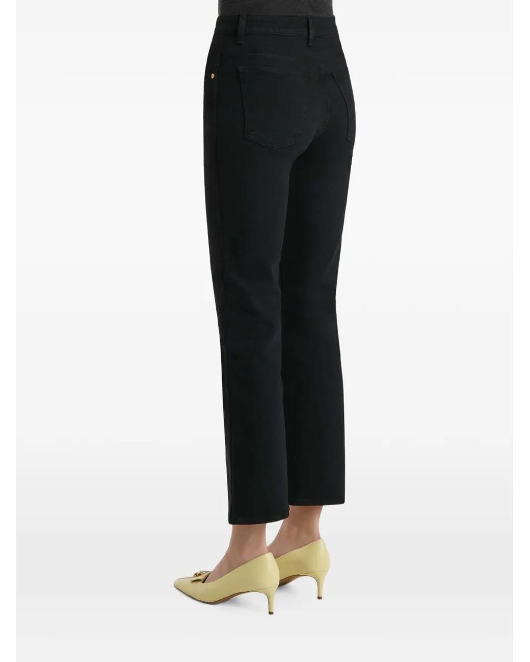 Khaite Black Vivian Stretch Trousers